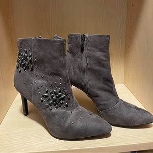 Gray Ankle boots